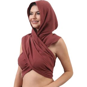 Women's Shawl Cowl Hood Scarf Cape, Vintage Goth Costume for Women Men Go Outing Hooded Top in Saudi Arabia