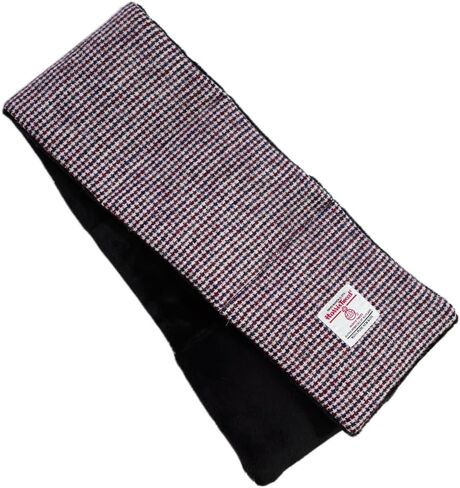 Harris Tweed Tartan Wool Neck Warmer for Women and Men, Handmade Soft Scarf with Plush Lining, Warm Winter Gift in Saudi Arabia