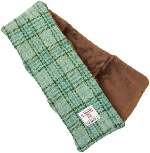 Harris Tweed Tartan Wool Neck Warmer for Women and Men, Handmade Soft Scarf with Plush Lining, Warm Winter Gift in Saudi Arabia