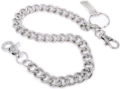 سلسلة المحفظة، سلسلة بانت شديدة التحمل، سلاسل بانك الجينز، سلاسل الهيب هوب العصرية، حزام سلاسل الخصر للرجال والنساء والأولاد والبنات in Kuwait