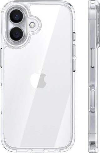 TORRAS Crystal Clear for iPhone 16 Plus Case, Ultra-Thin [Non-Yellowing] [Military Protection] Slim Fit Silicone TPU Cover for iPhone 16 Plus Phone Case, Soft, Clear, 6.7 inch in Kuwait