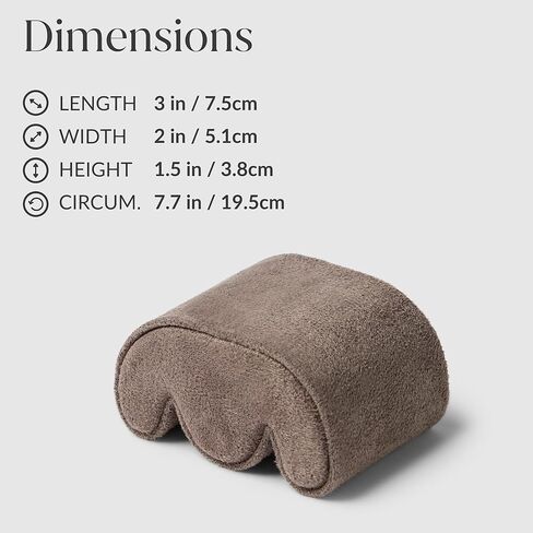 TAWBURY Watch Pillows - Pack of 6, 2-inch Wide 'M' Shaped Cushions for 6.5 to 7.7-inch Wrists (Brown) in Saudi Arabia