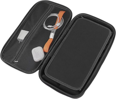 Juntan Nylon Travel Watch Jewelry Case, 4-Slot Watch Case and 5-Slot Sunglasses Storage for Men Women White Black in Saudi Arabia