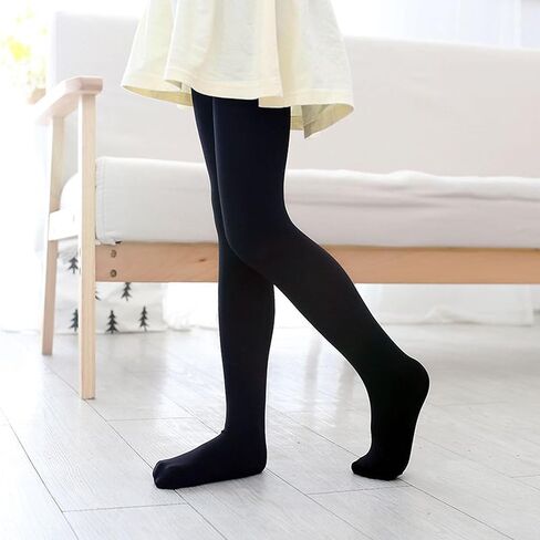 Girls Dance Tights Ballet Training Full-Foot Thickened Fleece-Lined Tights Winter in Saudi Arabia