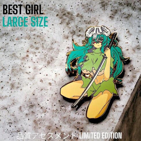 دبوس Nelliel Anime Girl - تصميم Ichigo مثير، حجم كبير، لمسة نهائية من المينا in Saudi Arabia