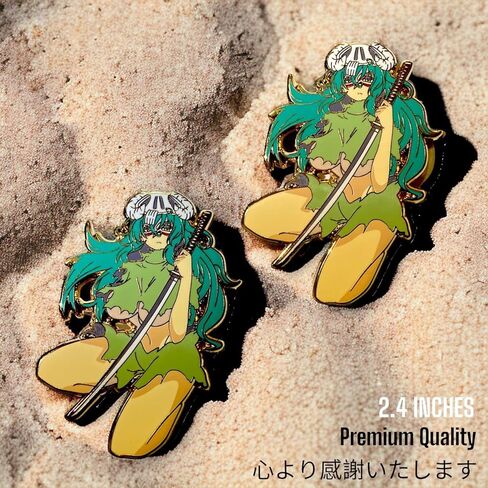 دبوس Nelliel Anime Girl - تصميم Ichigo مثير، حجم كبير، لمسة نهائية من المينا in Saudi Arabia