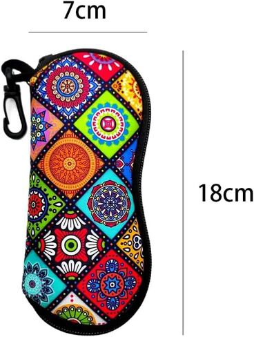 Premium Eyeglass Cases – Durable 1PCS Protective Case with Zipper Closure, Measuring 18×7cm for Secure Storage in Saudi Arabia