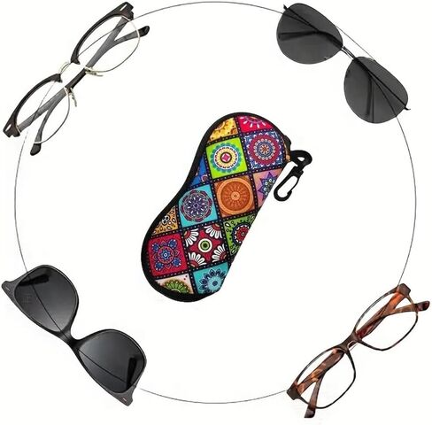 Premium Eyeglass Cases – Durable 1PCS Protective Case with Zipper Closure, Measuring 18×7cm for Secure Storage in Saudi Arabia