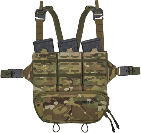 VIKTOS Taculus MX تكتيكي متعدد الاستخدامات متين قابل للتعديل مقاوم للماء حزام مطاط EDC سترة الصدر مع الحقيبة البطن in Kuwait