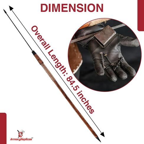 Armory Replicas™ Historical Spear Collection – Roman & Viking Style Carbon Steel and Damascus Replicas in Saudi Arabia