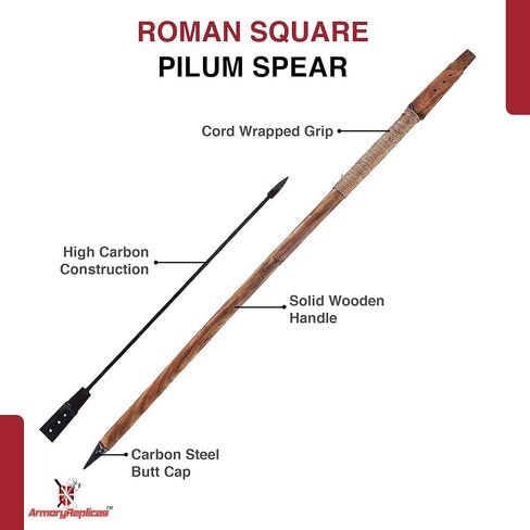 Armory Replicas™ Historical Spear Collection – Roman & Viking Style Carbon Steel and Damascus Replicas in Saudi Arabia