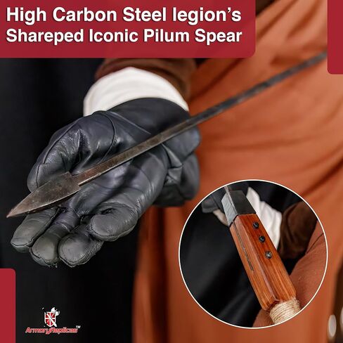 Armory Replicas™ Historical Spear Collection – Roman & Viking Style Carbon Steel and Damascus Replicas in Saudi Arabia