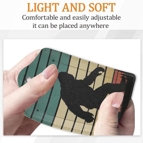 Sasquatch Luggage Tags for Suitcase 3 Pack, Privacy Cover ID Label with Stainless Steel Loop and Address Card for Travel Bag Suitcase in Saudi Arabia