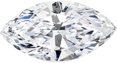 LOTUSMAPLE 0.1CT - 3CT loose moissanite marquise cut diamond high quality real D color FL-VVS1 clarity olive shape certified handmade stone including a free GRA certificate in Saudi Arabia