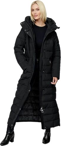 NUTEXROL Womens Winter Warm Hooded Long Quilted Parka Coats Maxi Length Puffer Down Jacket Outerwear in Saudi Arabia