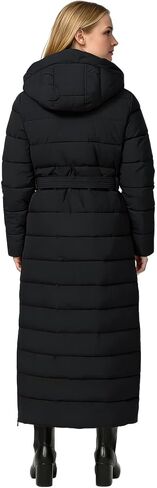 NUTEXROL Womens Winter Warm Hooded Long Quilted Parka Coats Maxi Length Puffer Down Jacket Outerwear in Saudi Arabia