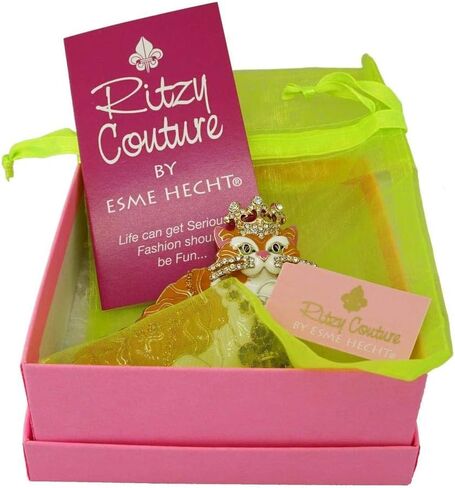 Christmas Jingle Bell Earrings - by Ritzy Couture DeLuxe – 22k Gold Plated (Clip On) in Saudi Arabia