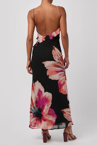 Lulus Womens Sawyer Bold Floral Maxi Dress in Saudi Arabia
