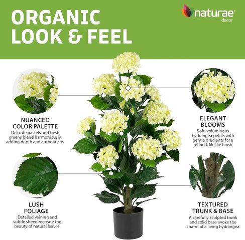 شجرة الكوبية الوردية من Naturae Decor - شجرة زهور صناعية داخلية وخارجية نابضة بالحياة - مقاومة للأشعة فوق البنفسجية - ارتفاع 91.48 سم in Kuwait