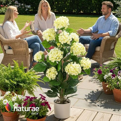 شجرة الكوبية الوردية من Naturae Decor - شجرة زهور صناعية داخلية وخارجية نابضة بالحياة - مقاومة للأشعة فوق البنفسجية - ارتفاع 91.48 سم in Kuwait