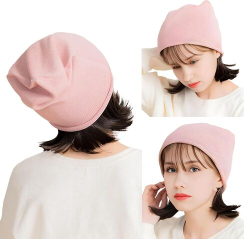 LINEASTORIA Organic Cotton Care Hat - Gentle on Skin, Ideal for Cancer Patients, Made in Japan, All-Season in Saudi Arabia
