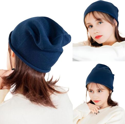LINEASTORIA Organic Cotton Care Hat - Gentle on Skin, Ideal for Cancer Patients, Made in Japan, All-Season in Saudi Arabia