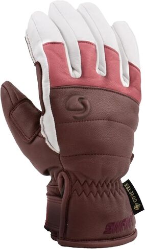Swany Women's Vento Leather Gloves - Warm Lightweight Full Leather Insulated Cold Weather Waterproof Gloves for Winter Sports in Saudi Arabia