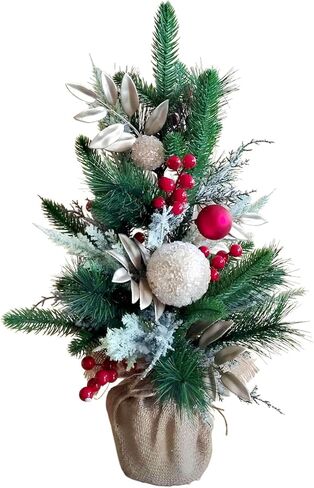 idyllic 24 Inch Christmas Wreath, Christmas Wreath for Front Door Winter Wreath with Pine Needles Berries Pine Cone Ribbons Artificial Wreath Xmas Decorations for Indoor Outdoor Wall Window Decor in Kuwait