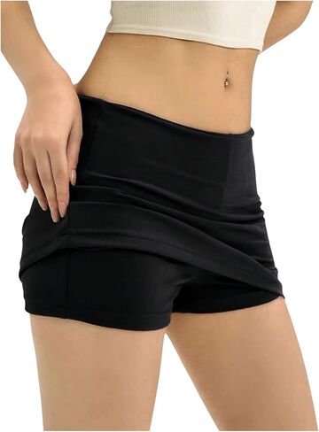 تنورة SHENHE النسائية ذات الارتفاع المنخفض Bodycon مع شورت تحت قلم رصاص رياضي للجولف in Saudi Arabia