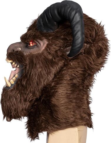 Krampus Mask Scary Santa Claus Spooky with Light Up Eyes Adult Unisex Halloween Costume Cosplay Accessory in Saudi Arabia