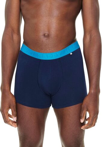 Happy Socks mens 3-pack Solid Navy Short Boxers in Saudi Arabia