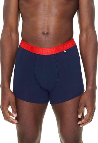 Happy Socks mens 3-pack Solid Navy Short Boxers in Saudi Arabia