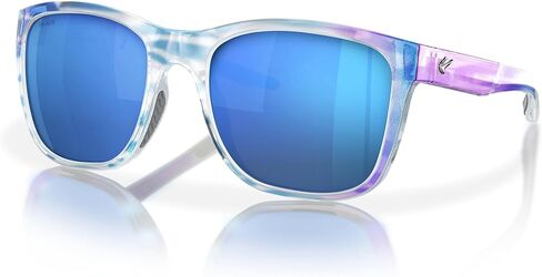 Fin-Nor Men's Tilloo Sunglasses, Grey-Brown Stripe/Blue Fade Frame, M/L in Saudi Arabia