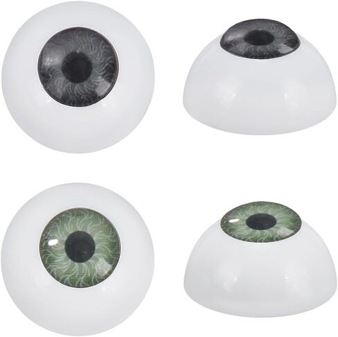 PH Pandahall 18mm عيون واقعية 2 أزواج أكريليك العين عيون عيون الإنسان متوسطة العيون الأخضر والأزرق من العيون نصف جولة دمية العيون مقل العيون صنع للدمى DIY أفخم الحفلات الحفلات in Kuwait