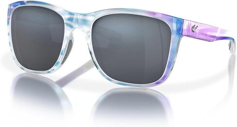 Fin-Nor Men's Tilloo Sunglasses, Grey-Brown Stripe/Blue Fade Frame, M/L in Saudi Arabia