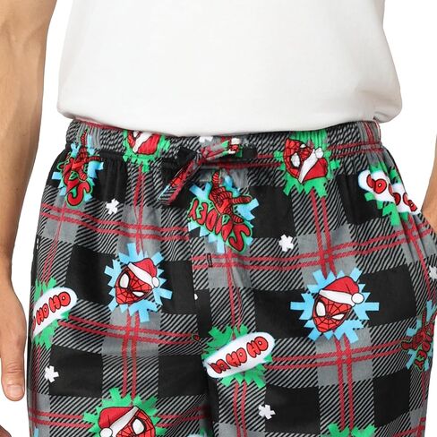 Marvel Men's Pajama Bottom, Lounge Pant With Drawstring, Ultra-soft & Comfortable, M in Saudi Arabia