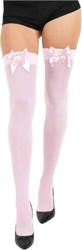 Floerns Women's Bow Stockings Kawaii Thigh High Over The Socks Halloween Tights Cosplay Outfit in Saudi Arabia