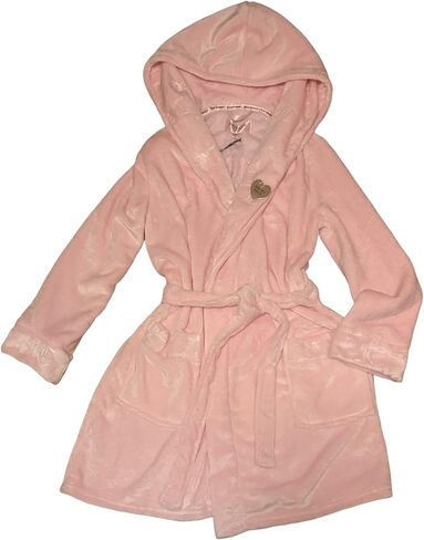 رداء بغطاء رأس من القطيفة فائق النعومة من Juicy Couture مقاس S/M وردي لولا in Saudi Arabia