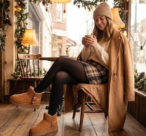FINIWOR Snow Boots for Women Waterproof, Warm Fur Lined Mini Womens Boots Winter, Fall Ankle Boots Platform Non-slip in Saudi Arabia