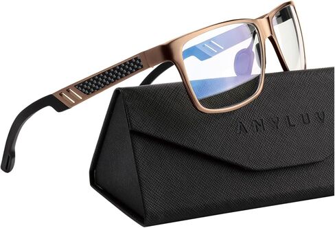 ANYLUV Reading Glasses Men Blue Light Blocking Reading Glasses for Men Carbon Fiber Computer Blocker 2.25 Magnification in Kuwait