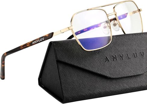 ANYLUV Reading Glasses Men Blue Light Blocking Reading Glasses for Men Carbon Fiber Computer Blocker 2.25 Magnification in Kuwait