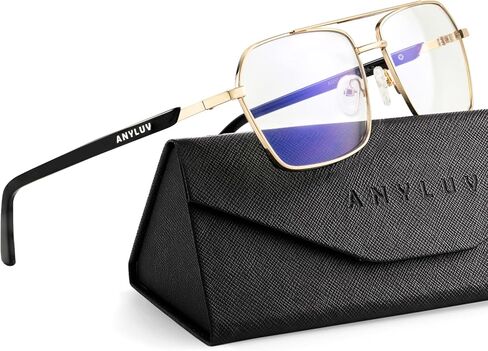 ANYLUV Reading Glasses Men Blue Light Blocking Reading Glasses for Men Carbon Fiber Computer Blocker 2.25 Magnification in Kuwait