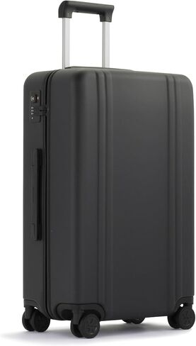 ZERO Halliburton Classic Lightweight 4.0 Medium Hardside Travel Case, 26-Inch, Four Dual Spinner Wheels, TSA Accepted Lock, Telescoping Pull Handle, 60L, Matte Finish- Black in Saudi Arabia