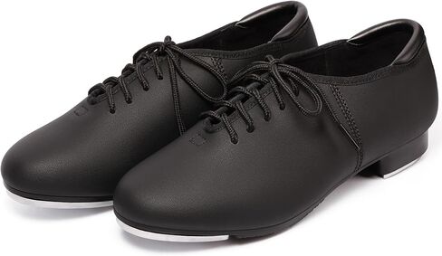 Dynadans Tap Shoes for Girls Boys PU Leather Dance Shoes in Saudi Arabia
