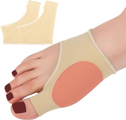 Bunion Sleeve with Bunion Relief Pads Big Toes Protectors for Women Men 2Pack Bunions Sock with Gel Foot Care Cushion,Bunions Cushion Toe Brace Prevent Corn,Calluse,Blister (Black & L) in Saudi Arabia