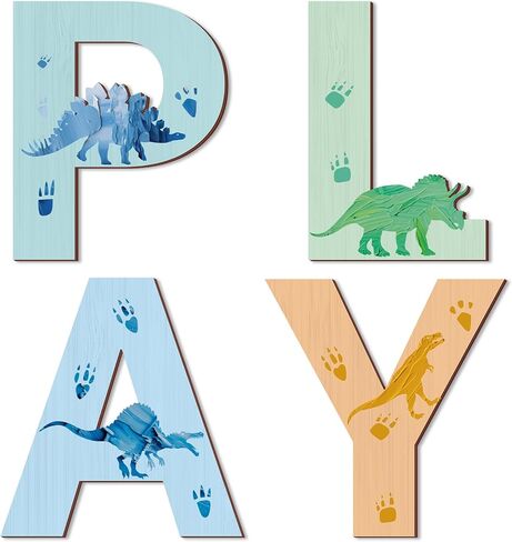 Kathfly 4 Pcs Construction Truck Theme Play Sign Playroom Wall Pediments Wood Construction Wall Art Play Room Decor for Kids Nursery Room Decorations in Saudi Arabia