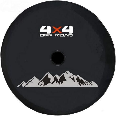 for Ford Bronco Spare Tire Cover with Camera Hole, Metal Hole Frame & Camera Hole Position Holder, Waterproof Anti-UV (XXL: 315/70R17, 285/75R17) in Kuwait