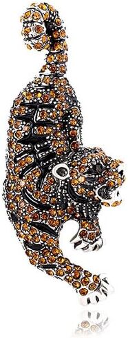 Rhinestone Brooch for Men Suit Business Brooch Pin Birthday Holiday Gift for Father Husband Boyfriend in Saudi Arabia