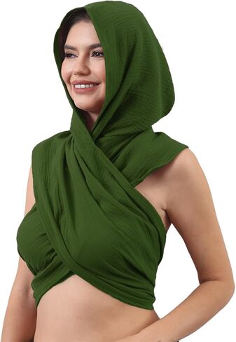 Women's Shawl Cowl Hood Scarf Cape, Vintage Goth Costume for Women Men Go Outing Hooded Top in Saudi Arabia