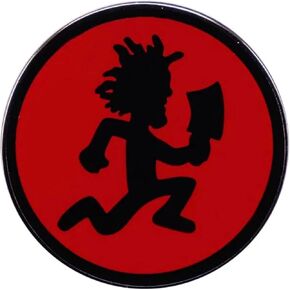 الأحقاد رجل مجنون مهرج الهيب هوب الراب مجموعة Juggalo الموسيقى مروحة 1.2 "الشارات المثبته بالدبابيس in Kuwait